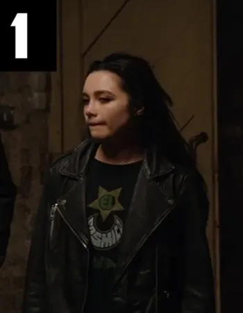 FIGHTING WITH MY FAMILY FLORENCE PUGH BLACK JACKET/VEST