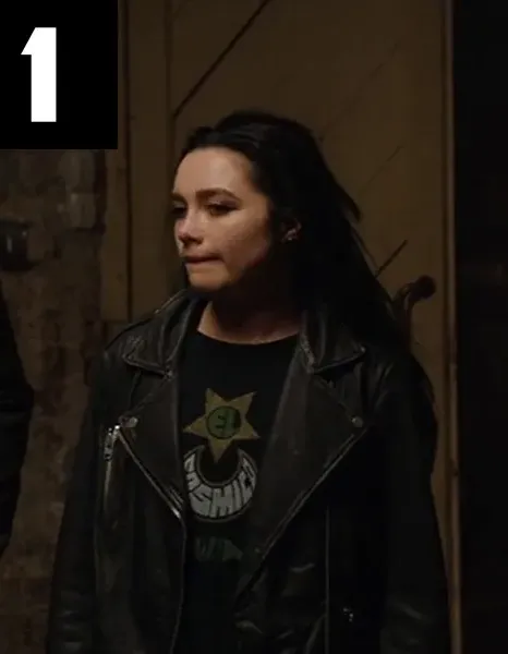 FIGHTING WITH MY FAMILY FLORENCE PUGH BLACK JACKET/VEST FIGHTING WITH MY FAMILY FLORENCE PUGH BLACK JACKET/VEST
