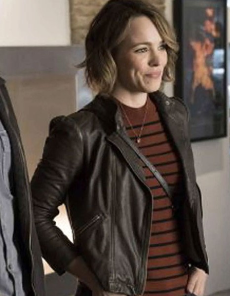 GAME NIGHT RACHEL MCADAMS BIKER LEATHER JACKET GAME NIGHT RACHEL MCADAMS BIKER LEATHER JACKET