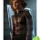 GOTHAM CAMREN BICONDOVA (SELINA KYLE) BURGUNDY LEATHER JACKET