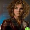 GOTHAM CAMREN BICONDOVA (SELINA KYLE) BURGUNDY LEATHER JACKET