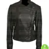 GOTHAM JESSICA LUCAS (TABITHA GALAVAN) BLACK LEATHER JACKET GOTHAM JESSICA LUCAS (TABITHA GALAVAN) BLACK LEATHER JACKET