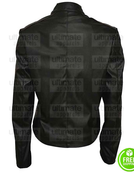 GOTHAM JESSICA LUCAS (TABITHA GALAVAN) BLACK LEATHER JACKET GOTHAM JESSICA LUCAS (TABITHA GALAVAN) BLACK LEATHER JACKET