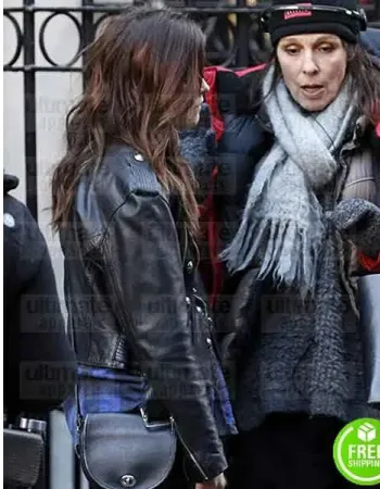 GYPSY SOPHIE COOKSON (SIDNEY PIERCE) BIKER LEATHER JACKET