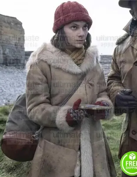 HIS DARK MATERIAL DAFNE KEEN (LYRA BELACQUA) FUR LEATHER COAT