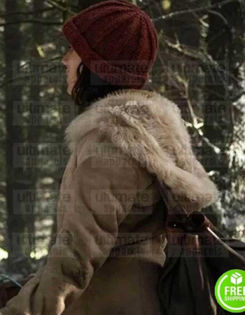 HIS DARK MATERIAL DAFNE KEEN (LYRA BELACQUA) FUR LEATHER COAT