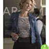 IMAGINARY MARY JENNA ELFMAN (ALICE) BLUE LEATHER JACKET IMAGINARY MARY JENNA ELFMAN (ALICE) BLUE LEATHER JACKET