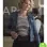 IMAGINARY MARY JENNA ELFMAN (ALICE) BLUE LEATHER JACKET