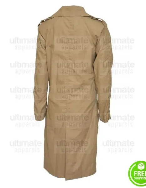 JENNIFER LOPEZ TRENCH COTTON COAT