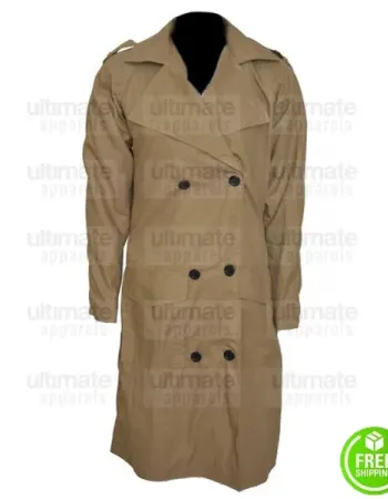 JENNIFER LOPEZ TRENCH COTTON COAT