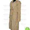 JENNIFER LOPEZ TRENCH COTTON COAT