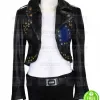 JUSTICE LEAGUE GAL GADOT (WONDER WOMAN) BLACK LEATHER JACKET JUSTICE LEAGUE GAL GADOT (WONDER WOMAN) BLACK LEATHER JACKET