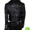 JUSTICE LEAGUE GAL GADOT (WONDER WOMAN) BLACK LEATHER JACKET