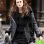 KEIRA KNIGHTLEY BLACK SHEARLING LEATHER JACKET
