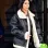 KIM KARDASHIAN BLACK SHEARLING LEATHER JACKET