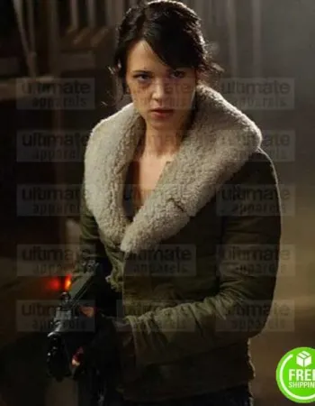 LAND OF THE DEAD ASIA ARGENTO (SLACK) COTTON FUR COLLAR JACKET
