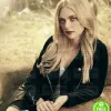 LEGACIES JENNY BOYD (LIZZIE SALTZMAN) BLACK SUEDE LEATHER JACKET