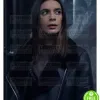 LOCKE AND KEY LAYSLA DE OLIVERIA (DODGE) BLACK FUR LEATHER JACKET