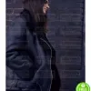 LOCKE AND KEY LAYSLA DE OLIVERIA (DODGE) BLACK FUR LEATHER JACKET