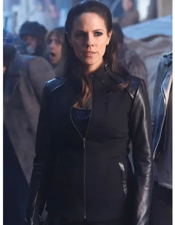 LOST GIRLS ANNA SILK BLACK JACKET