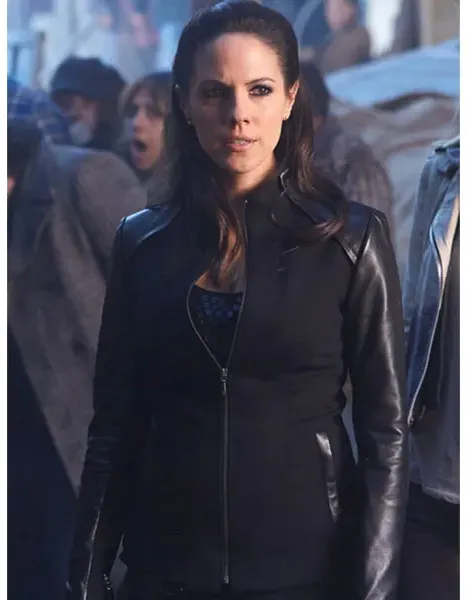 LOST GIRLS ANNA SILK BLACK JACKET