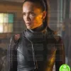 LUCIFER LESLEY-AAN BRANDT (MAZIKEEN) BLACK LEATHER VEST