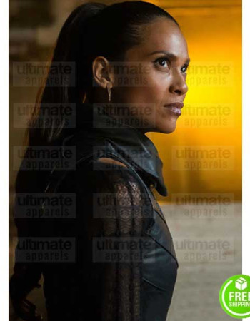 LUCIFER LESLEY-AAN BRANDT (MAZIKEEN) BLACK LEATHER VEST LUCIFER LESLEY-AAN BRANDT (MAZIKEEN) BLACK LEATHER VEST