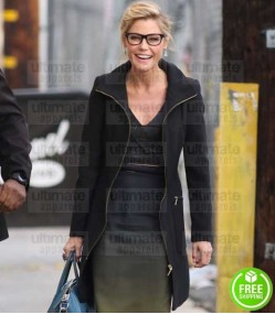 MODERN FAMILY JULIE BOWEN (CLAIRE DUNPHY) BLACK WOOL COAT