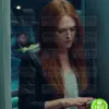NON-STOP JULIANNE MOORE (JEN SUMMERS) BLACK LEATHER JACKET
