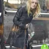 OCEAN'S 8 DAKOTA FANNING (PENELOPE STERN) BLACK LEATHER COAT OCEAN'S 8 DAKOTA FANNING (PENELOPE STERN) BLACK LEATHER COAT