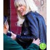 OCEAN'S 8 SANDRA BULLOCK (DEBBIE OCEAN) BLACK BIKER LEATHER JACKET