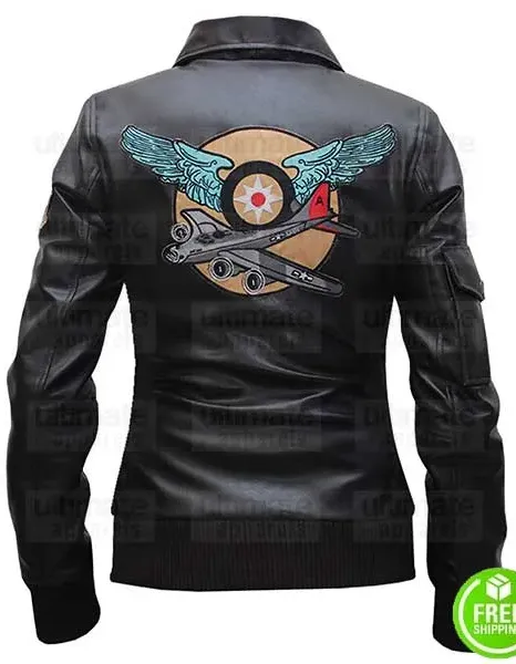 CAPTAIN MARVEL BRIE LARSON AVIATOR FLIGHT BROWN JACKET CAPTAIN MARVEL BRIE LARSON AVIATOR FLIGHT BROWN JACKET