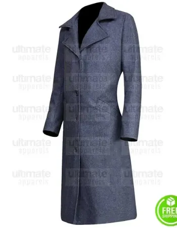 OCEAN'S 8 SANDRA BULLOCK (DEBBIE OCEAN) GREY WOOL TRENCH COAT OCEAN'S 8 SANDRA BULLOCK (DEBBIE OCEAN) GREY WOOL TRENCH COAT