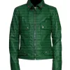 SMALLVILLE ALLISON MACK GREEN JACKET SMALLVILLE ALLISON MACK GREEN JACKET