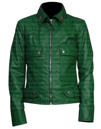SMALLVILLE ALLISON MACK GREEN JACKET