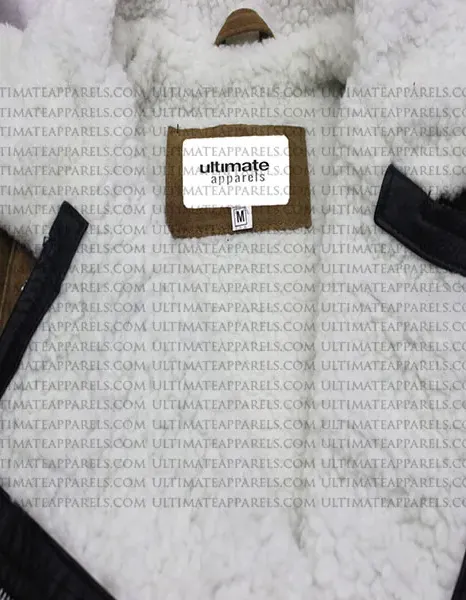 VIRGIN RIVER ALEXANDRA BRECKENRIDGE (MELINDA MONROE) SUEDE SHEARLING JACKET VIRGIN RIVER ALEXANDRA BRECKENRIDGE (MELINDA MONROE) SUEDE SHEARLING JACKET