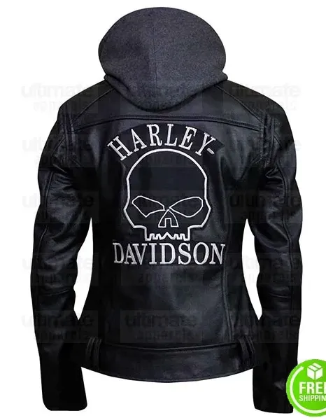 Women's Reflective Skull Biker Jacket Women's Reflective Skull Biker Jacket
