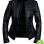 WOMEN'S COLLARLESS BLACK LEATHER JACKET
