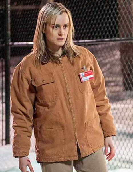 ORANGE IS THE NEW BLACK TAYLOR SCHILLING BROWN JACKET ORANGE IS THE NEW BLACK TAYLOR SCHILLING BROWN JACKET
