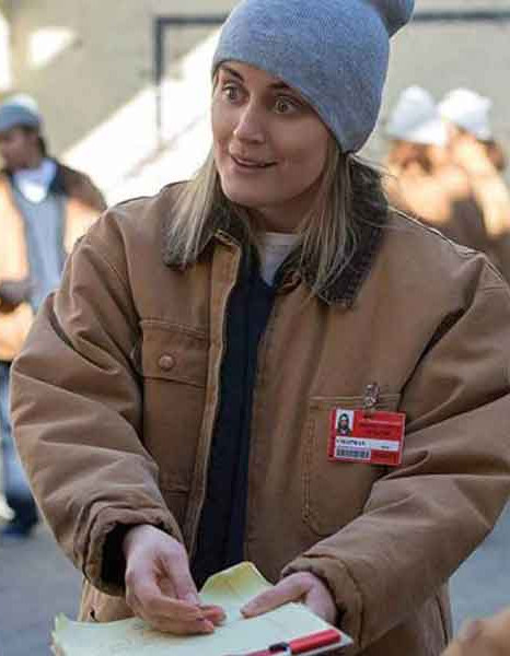 ORANGE IS THE NEW BLACK TAYLOR SCHILLING BROWN JACKET ORANGE IS THE NEW BLACK TAYLOR SCHILLING BROWN JACKET