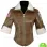 OVERWATCH TRACER BROWN LEATHER JACKET