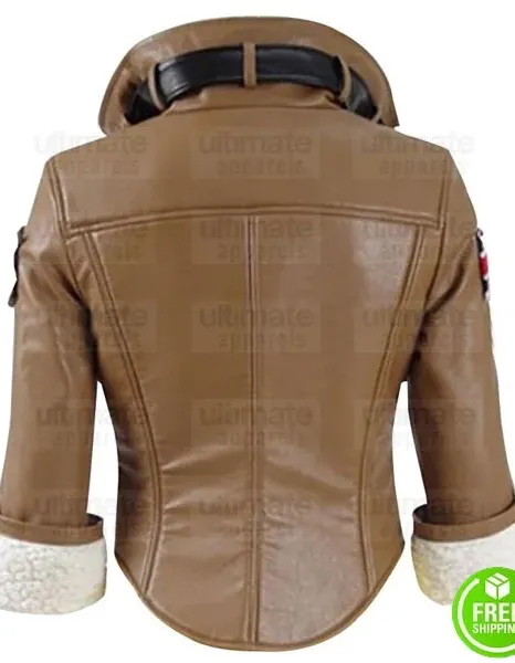 OVERWATCH TRACER BROWN LEATHER JACKET OVERWATCH TRACER BROWN LEATHER JACKET