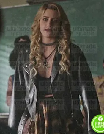 RIVERDALE SEASON 3 LILI REINHART (BETTY COOPER) LEATHER JACKET