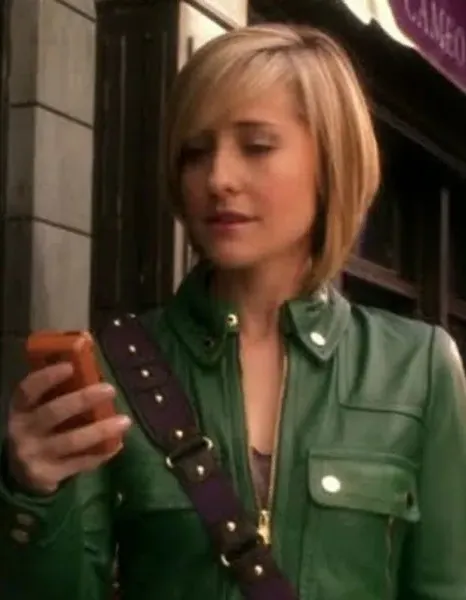 SMALLVILLE ALLISON MACK GREEN JACKET SMALLVILLE ALLISON MACK GREEN JACKET