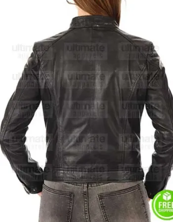 WOMEN'S SOFT LAMBSKIN LEATHER JACKET