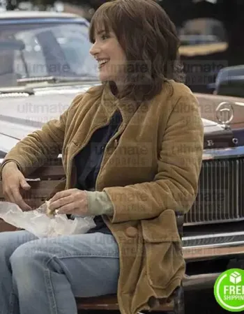 STRANGER THINGS WINONA RYDER (JOYCE BYERS) BROWN COAT