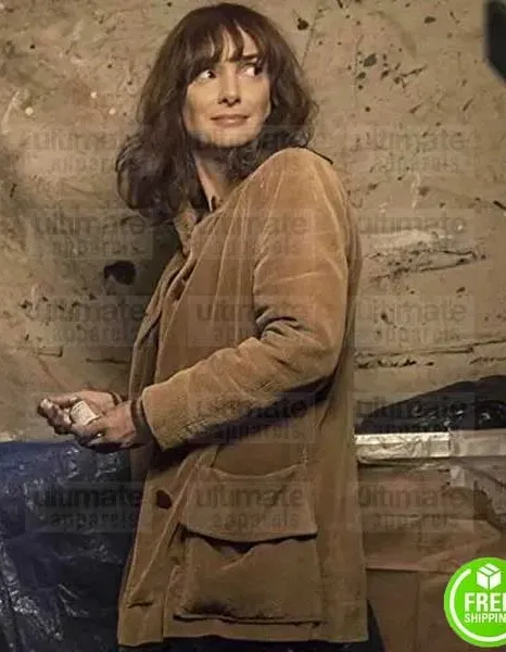STRANGER THINGS WINONA RYDER (JOYCE BYERS) BROWN COAT STRANGER THINGS WINONA RYDER (JOYCE BYERS) BROWN COAT