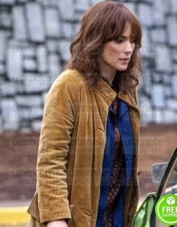 STRANGER THINGS WINONA RYDER (JOYCE BYERS) BROWN COAT