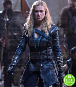 THE 100 ELIZA TAYLOR (CLARKE GRIFFIN) LEATHER COAT