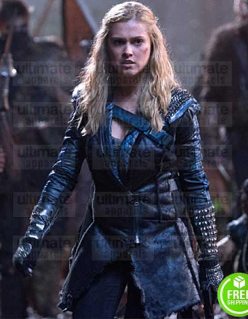 THE 100 ELIZA TAYLOR (CLARKE GRIFFIN) LEATHER COAT